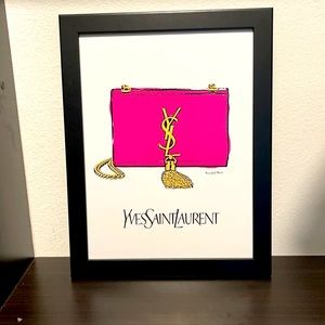Yves Saint Laurent Artwork Decor Wall Art